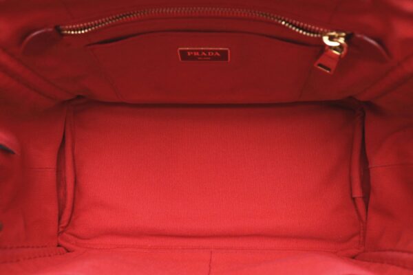 31761494 4 Prada Canapa 2WAY Tote Bag Red