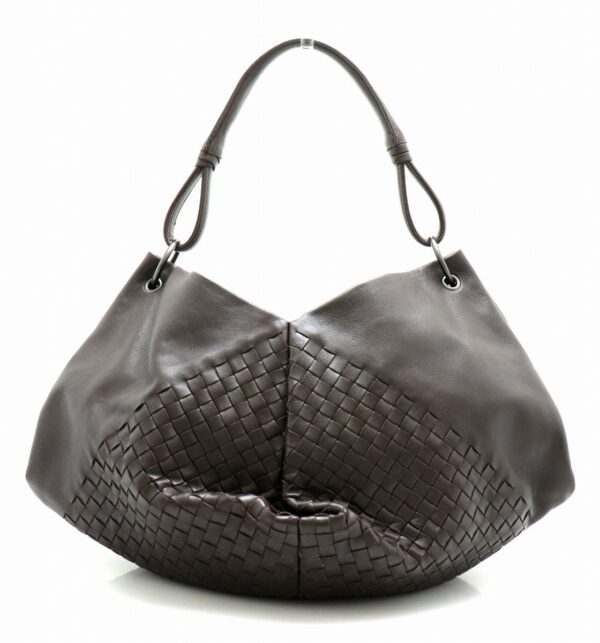 31762133 Bottega Veneta Intrecciato Shoulder Bag Shoulder Brown