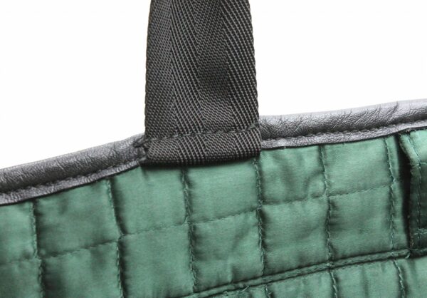 31762266 6 Prada Nylon 2WAY Shoulder Bag Green Black Silver