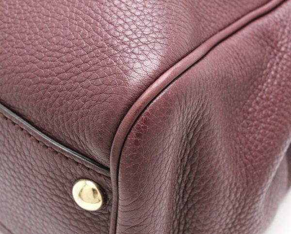 31762306 2 Gucci Bamboo 2WAY Leather Mini Tote Bag Purple