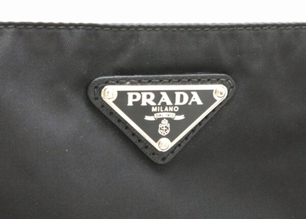 31762342 8 Prada Tessuto Saffiano 2WAY Shoulder Bag Black