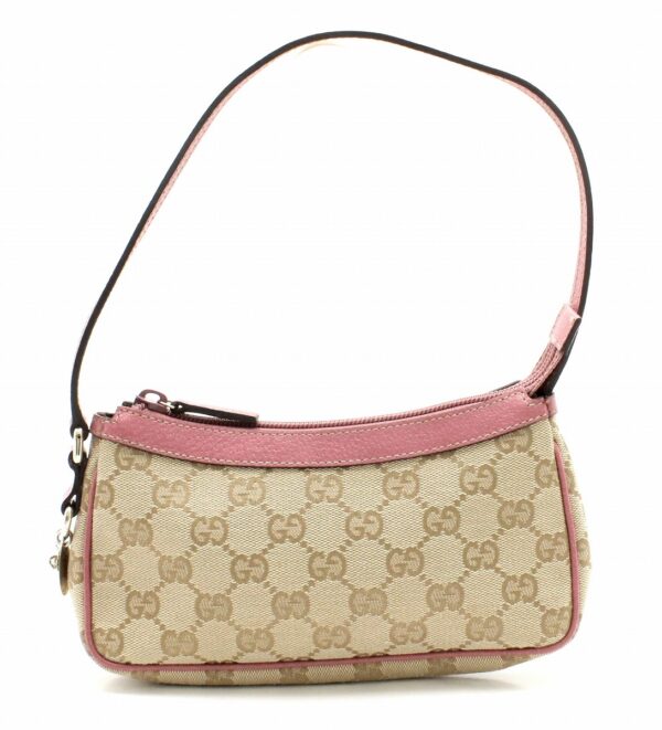 31762364 Gucci GG Accessory Pouch with Butterfly Charm Pink