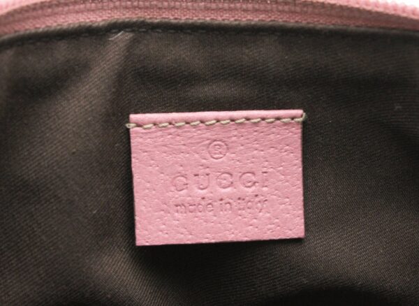 31762364 8 Gucci GG Accessory Pouch with Butterfly Charm Pink