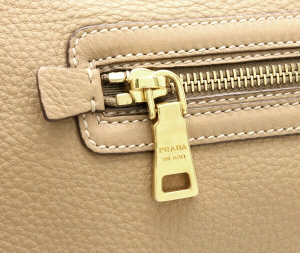 31770349 5 Prada 2WAY Handbag Leather Beige