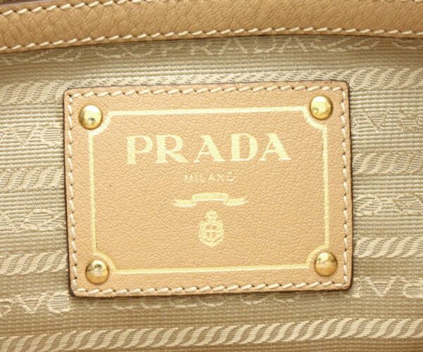 31770349 8 Prada 2WAY Handbag Leather Beige