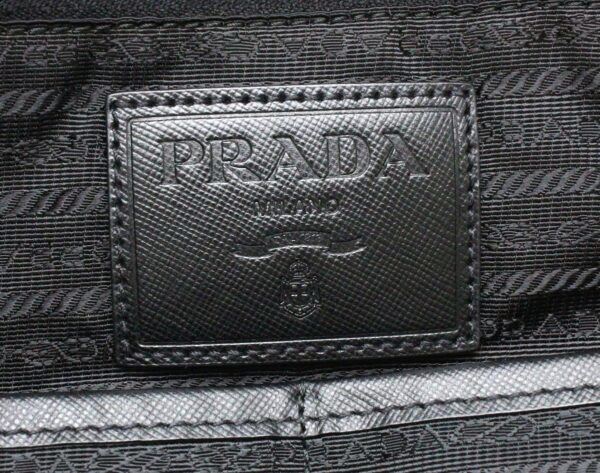 31770421 8 Prada Camouflage Tote Bag Nylon Leather Green Black