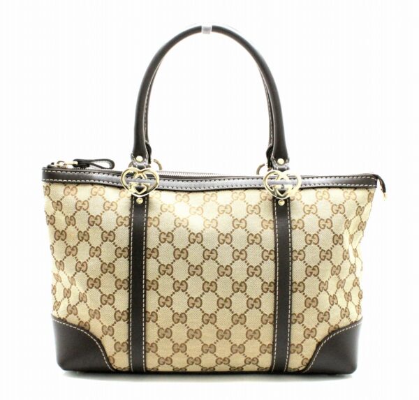 31770763 Gucci GG Lovely Tote Handbag Khaki