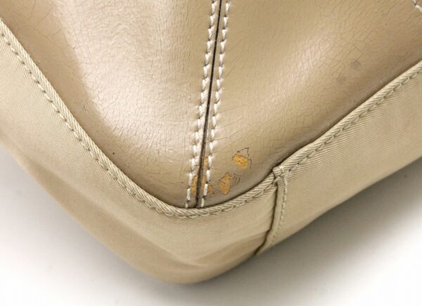 31771344 2 Prada Nylon Shoulder Tote Bag Beige