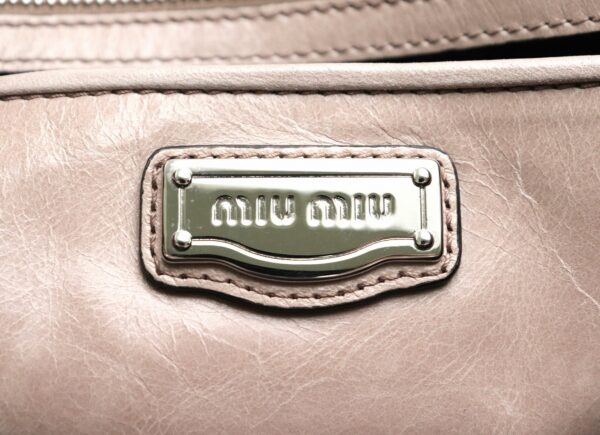 31771775 8 Miu Miu Crossbody Bag Leather Pink Beige