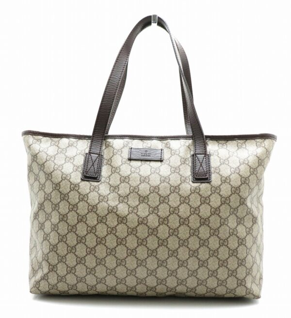 31771846 Gucci GG Supreme Tote Shoulder Bag Khaki