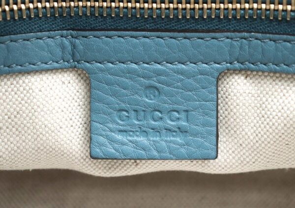 31780196 8 Gucci Bamboo Shopper 2WAY Leather Tote Bag Light Blue