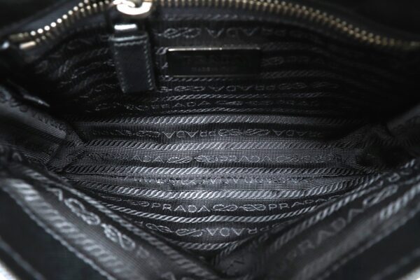 31780197 4 Prada Nylon 2WAY Shoulder Bag Leather Black