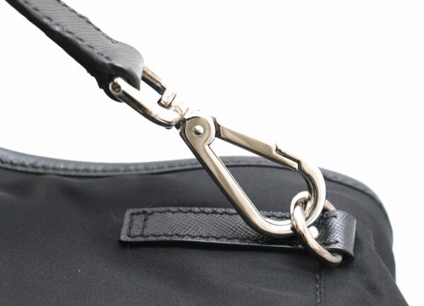 31780197 6 Prada Nylon 2WAY Shoulder Bag Leather Black