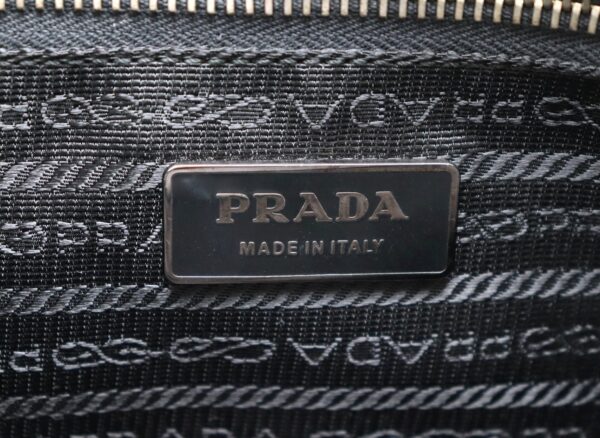 31780197 8 Prada Nylon 2WAY Shoulder Bag Leather Black