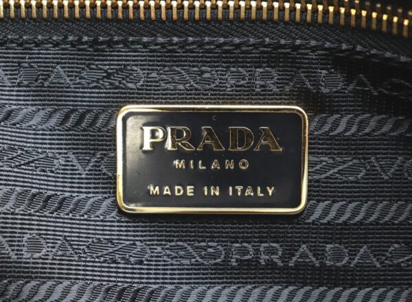 31780281 8 Prada Nylon Shoulder Bag Enamel Black