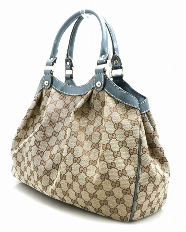 31780319 1 Gucci GG Sookie Handbag Leather Khaki