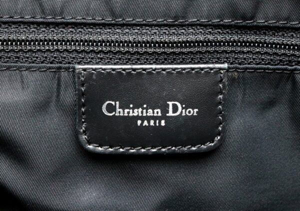 31780852 8 Christian Dior Trotter Shoulder Bag Leather Black Gray