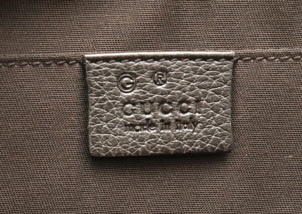 31780879 8 Gucci GG Crystal Waist Pouch Leather Khaki Beige