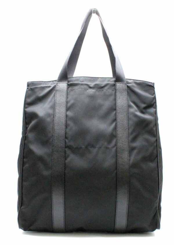 31780950 Prada Nylon Shoulder Tote Bag Black