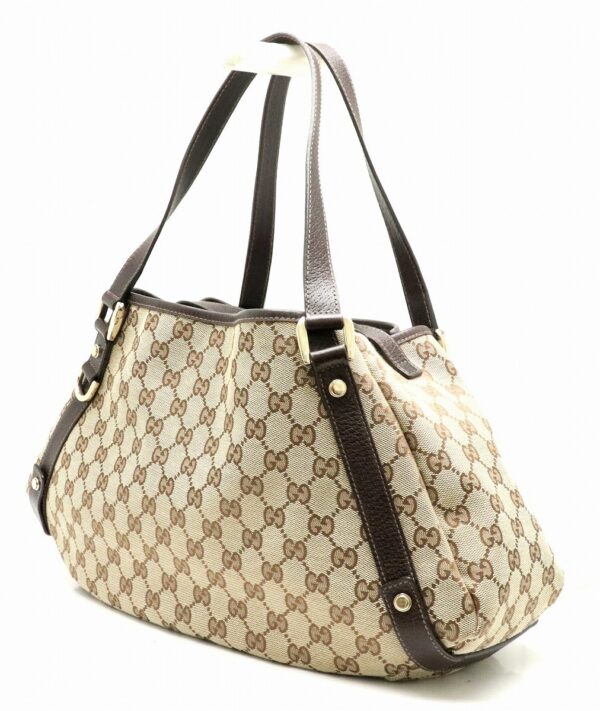 31780976 1 Gucci GG Tote Shoulder Bag Khaki Beige Brown