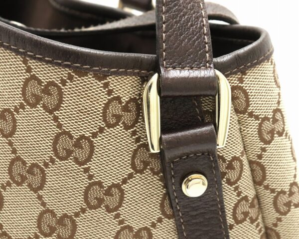 31780976 6 Gucci GG Tote Shoulder Bag Khaki Beige Brown