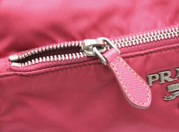 31781006 5 Prada Nylon Diagonal Shoulder Bag Pink