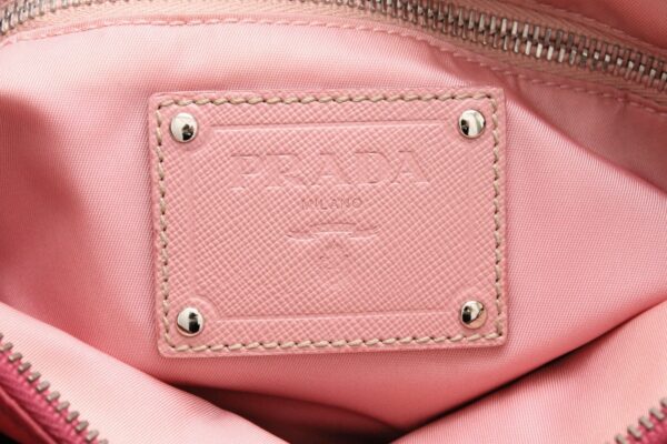 31781006 8 Prada Nylon Diagonal Shoulder Bag Pink