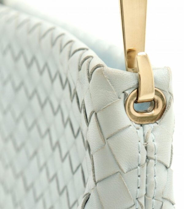 31781405 6 Bottega Veneta Intrecciato Leather Handbag Light Blue