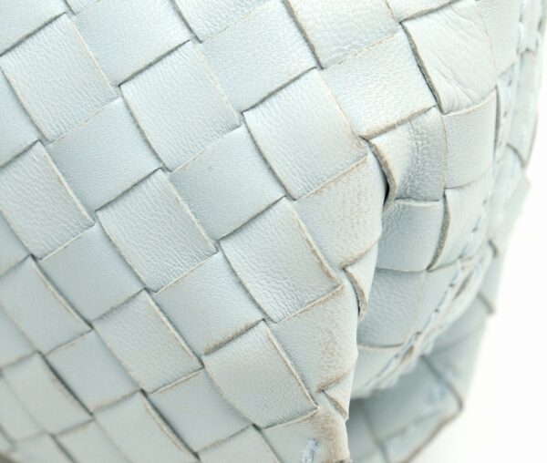 31781405 7 Bottega Veneta Intrecciato Leather Handbag Light Blue