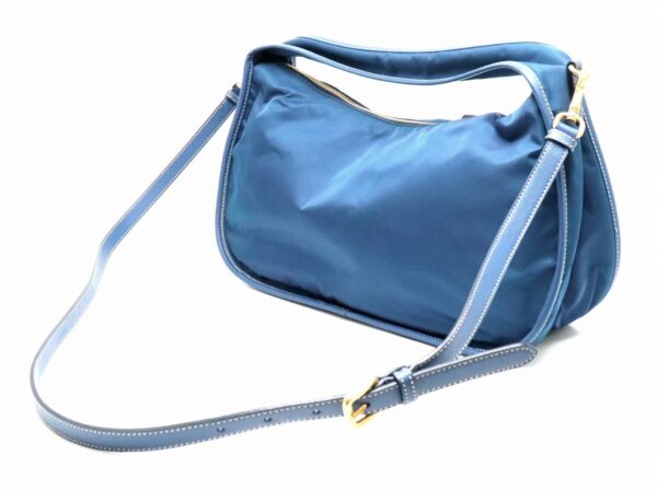 31781782 1 Prada 2WAY Shoulder Bag Leather Blue