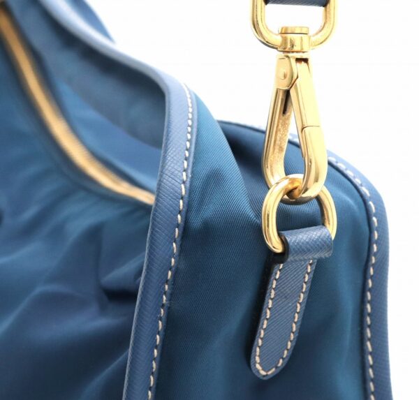 31781782 6 Prada 2WAY Shoulder Bag Leather Blue