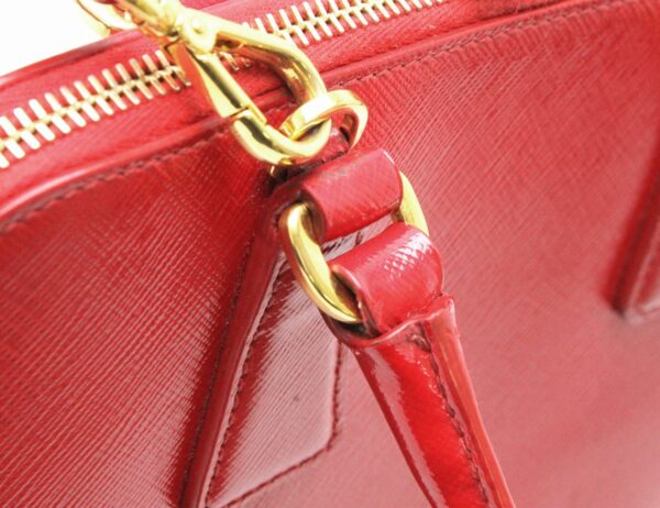 31790145 6 Prada Saffiano 2WAY Shoulder Bag Leather Red