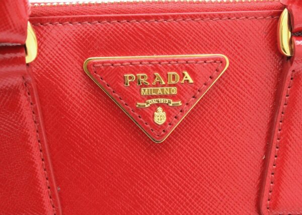 31790145 8 Prada Saffiano 2WAY Shoulder Bag Leather Red