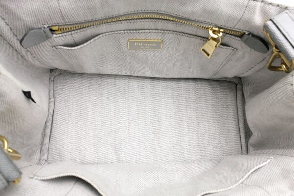 31790149 4 Prada Canapa Tote Bag Denim Bianco