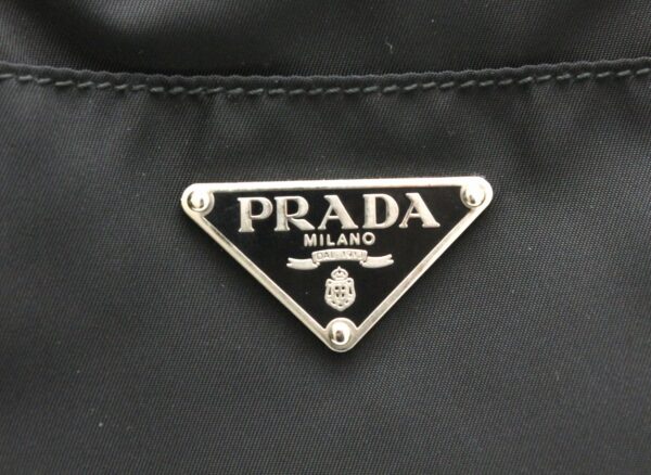 31790175 8 Prada Tessuto Leather Tote Bag Black