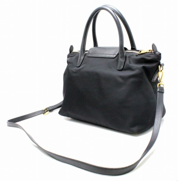 31790234 1 Prada Saffiano 2WAY Tote Bag Leather Black