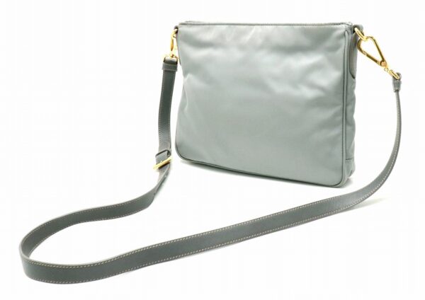 31790684 1 Prada Nylon Diagonal Shoulder Bag Gray