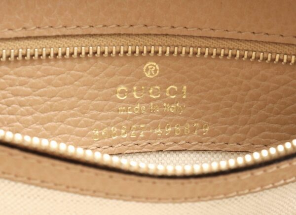 31790686 8 Gucci Swing Mini Leather Top Handle Handbag Beige Ivory