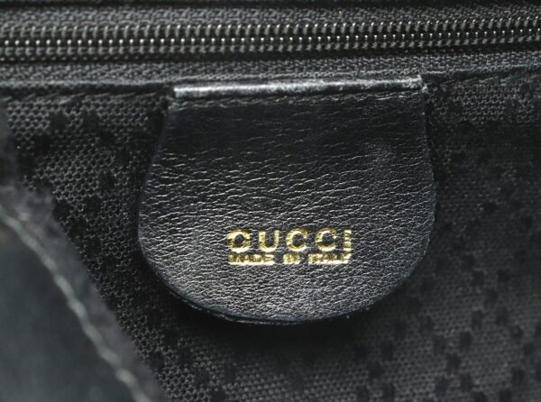 31791089 8 Gucci Bamboo Rucksack Mini Shoulder Bag Leather Black