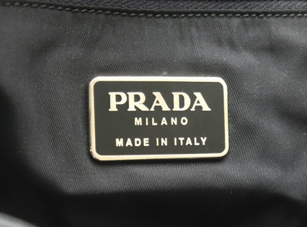 31791341 8 Prada Soft Calf Backpack Rucksack Leather Black Silver