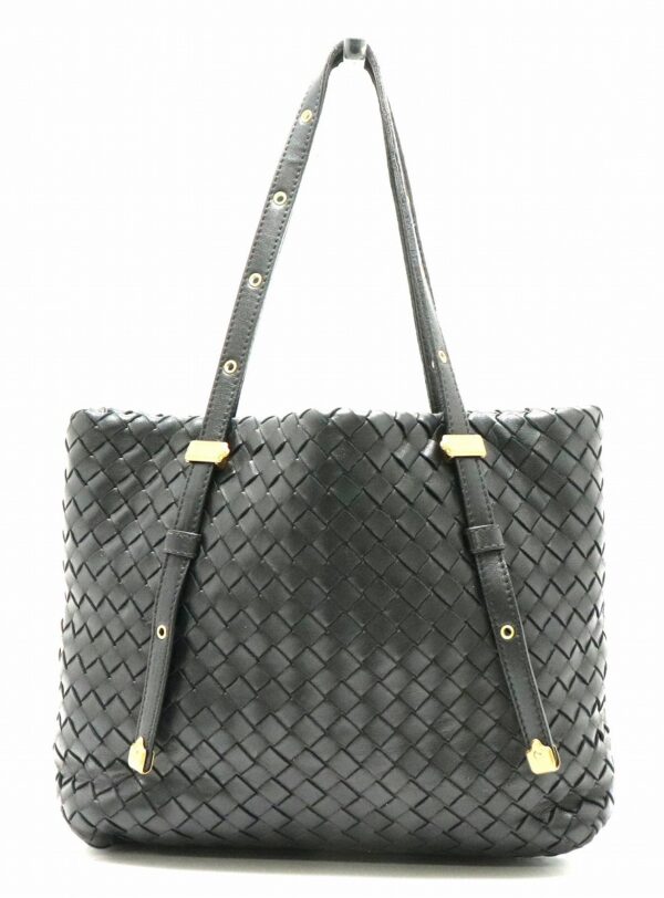 31791358 Bottega Veneta Intrecciato Tote Bag Handbag Black