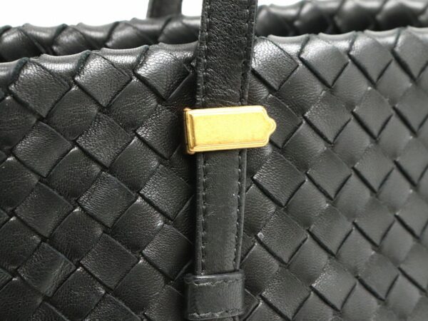 31791358 6 Bottega Veneta Intrecciato Tote Bag Handbag Black