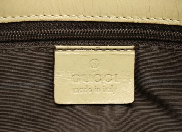 31791534 8 Gucci GG Tote Handbag Leather Brown Oak Beige