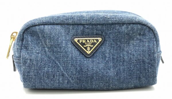 31791947 Prada Pouch Denim Bag Denim Blue