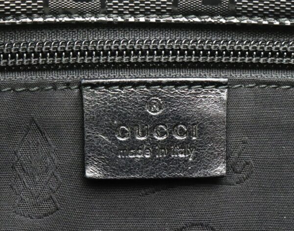 31800396 8 Gucci GG Implement Shoulder Bag Messenger Bag Leather Black