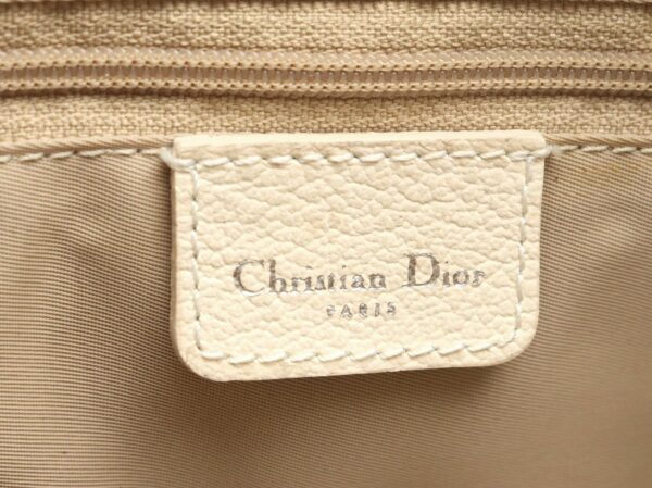 31801165 8 Christian Dior Trotter Mini Handbag Leather Beige Multicolor