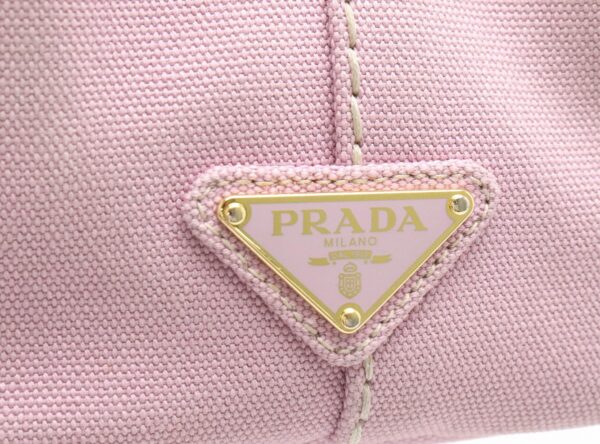 31801530 7 Prada Canapa Tote Bag Canvas Smoky Pink