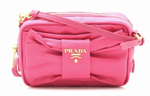 31801824 Prada Crossbody Bag Nylon Fuchsia Pink