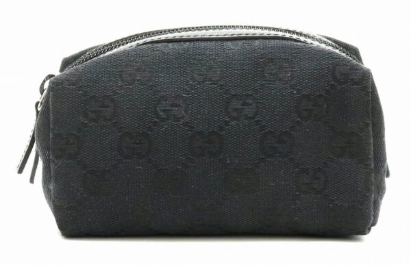 31802009 Gucci GG Pouch Accessory Case Multi Pouch Leather Black