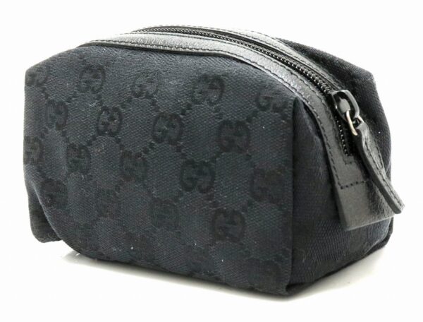 31802009 1 Gucci GG Pouch Accessory Case Multi Pouch Leather Black